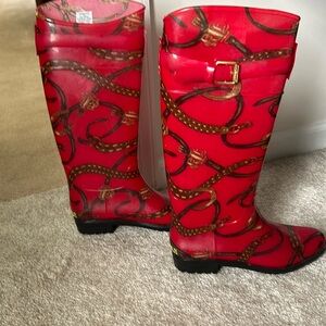 Ralph Lauren rain boots.